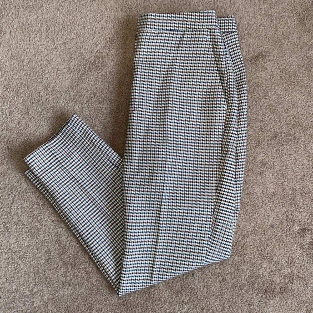 Plaid dress pants
